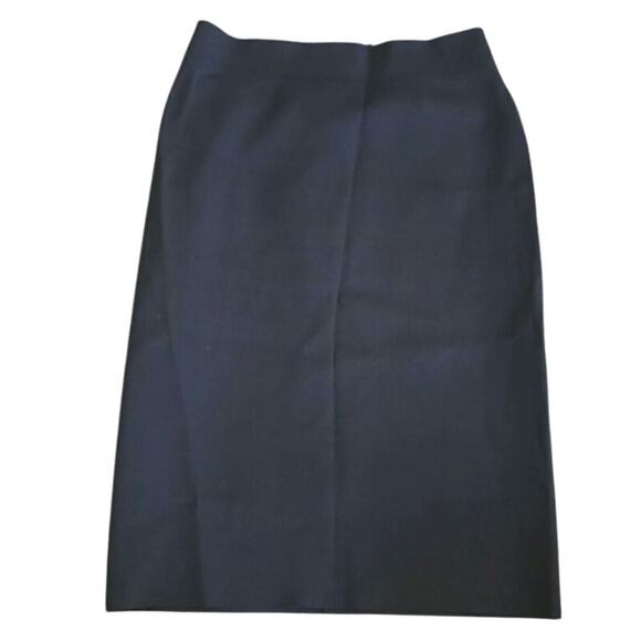 Helmut Lang Pencil Skirt Ladies Size Small Dark Blue - Picture 1 of 8